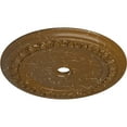 thumbnail image 3 of 41"OD x 4"ID x 2 3/8"P Caputo Ceiling Medallion (Fits Canopies up to 5 1/2"), Hand-Painted Smokey Topaz Crackle, 3 of 6