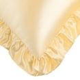 thumbnail image 5 of PiccoCasa 2Pcs Satin Ruffled Pillowcase Gold Standard, 5 of 7
