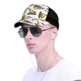 thumbnail image 4 of Picia Funny Excavator Pattern Trucker Hat,Baseball Cap,Sun Protection Cap,Stylish Headwear,Leisure Cap,Outdoor Sports Cap, 4 of 7