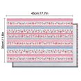 thumbnail image 5 of Pioneer Flower Floral Print Pattern Summer Placemats Table Placemats Set Of 6-Linen Kitchen Washable Placemats Table Mats 12x18 Inch Non-Slip Heat Resistant, 5 of 5