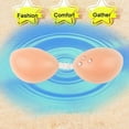 thumbnail image 6 of Manunclaims Adhesive Bra Invisible Strap Sticky Invisible Push Size A B C D up Silicone Bra for Party Dress Backless Dress, 6 of 8