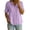 A1 Purple, variant on Boho Linen Shirts for Women Babydoll Shirts Empire Waist Peplum Tops Work Clothes for Women Flowy Clothes Tunic Clothes Pullover Solid Color Lightweight Fabric Gauze Blouses Peasant Blouses