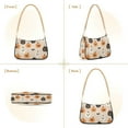 thumbnail image 7 of FORMRS Womens Shoulder Bag with Chain Strap Clutch Purse Cute Tote Handbag, Beige Halloween Pumpkin, 7 of 7