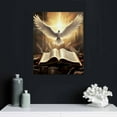 thumbnail image 4 of Nawypu Christian Wall Art Peace Doves The Cross and Bible Picture Print Painting Poster Religious Decor Paintings Churches Wall Decor, 4 of 4