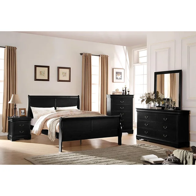 DAE 5-Piece Bedroom Set Bed, Dresser, Chest and 2 Nightstands