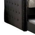 thumbnail image 5 of Suzo Daybed with Trundle, Gray Flannelette Upholstery, Nailhead Trim, 5 of 7
