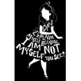 thumbnail image 2 of Men's Alice in Wonderland I Am Not Myself Silhouette  Graphic Tee Black 2X Large, 2 of 5