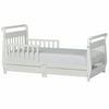 Dream On Me Toddler Sleigh Bed with Storage, Multiple Finishes