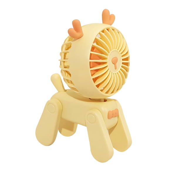 HIBIBUD 2026 New Desk Fan, Mini Fan Portable, 3 Speeds Desktop Table Cooling Fan, Plug in Power Fan, Rotation Strong Wind, Quiet Personal Small Fan for Home Desktop Office Travel Bedroom, H
