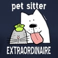 thumbnail image 3 of CafePress - Pet Sitter Extraordinaire Women's Dark T Shirt - Women's Traditional Fit Dark T-Shirt, 3 of 4