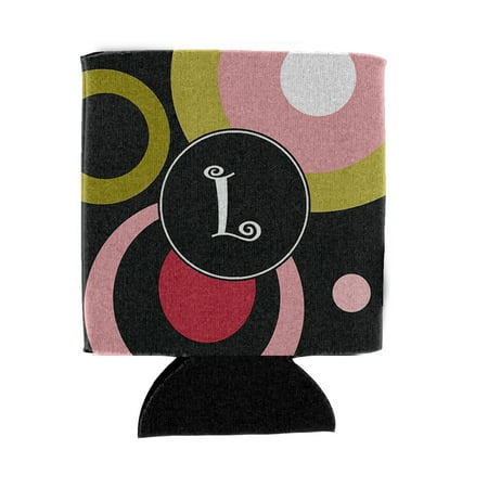 

Carolines Treasures AM1001-LCC Monogram - Retro in Black Can or Bottle Hugger Can Hugger multicolor