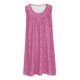 thumbnail image 5 of Puntoco Vestido De Verano Para Mujer, Estampado, Cuello Redondo, Sin Mangas, Talla Grande, Rosa M, Regalo Para Mujer, 5 of 8