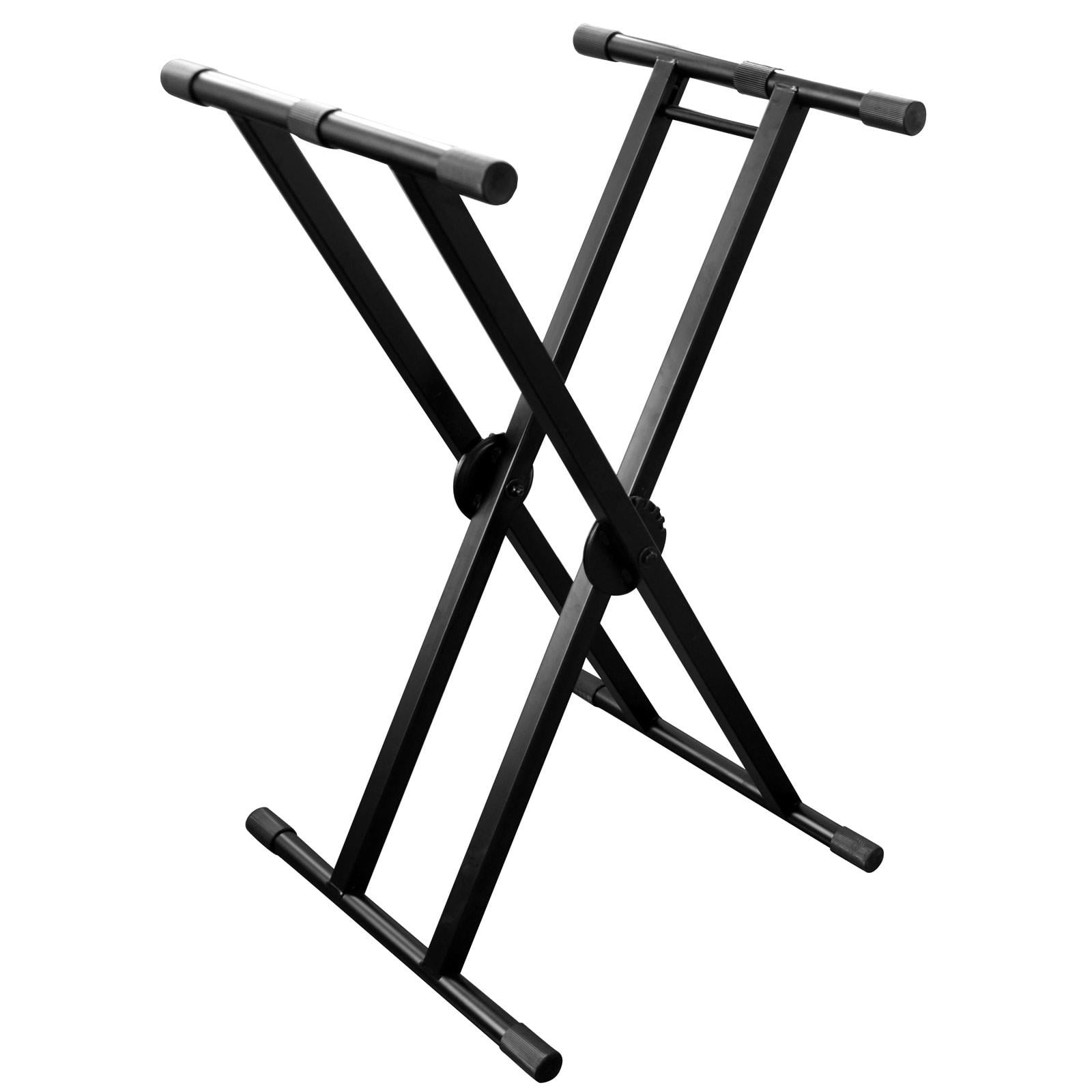 ProX T-KSTU Keyboard Stand Table with Easy Lock DJ Coffin Keyboard Stand Package