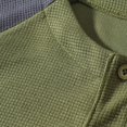 thumbnail image 6 of KHONTS Men's Henley Shirt Raglan Long Sleeve T Shirts Casual Lightweight Tops Classic Fashion Tees Army Green L, 6 of 7