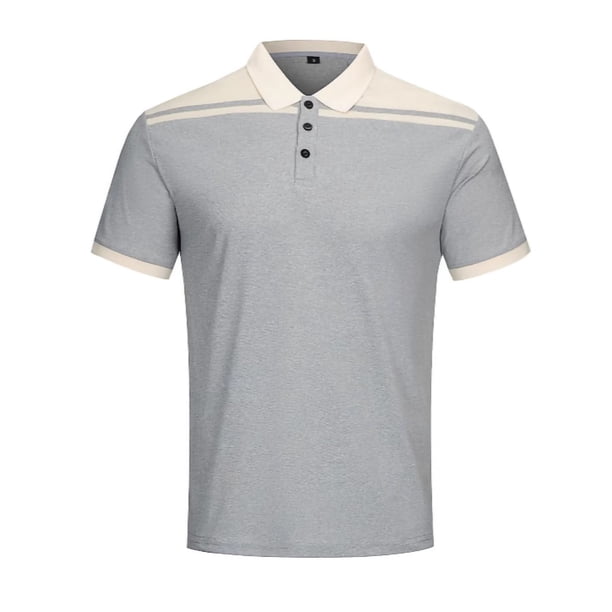 Top de Manga Corta con Botón de Cuello de Verano, Camisa de Punto Ligera para Oficina, Trabajo Y Diario