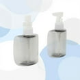 thumbnail image 3 of Unique Bargains 2 Pcs Travel Container Set Portable Travel Bottles Set Beige, 3 of 6