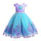 thumbnail image 1 of Girls Little Mermaid Ariel Princess Dress Cosplay Costume Children's Party Performance Clothes, 1 of 1