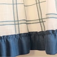 thumbnail image 2 of American country style Half Curtain Short Valance Window Curtains with Rod Pocket Curtains Tiers Short Curtains for Small Window Cafe Kitchen Bathroom, 2 of 8