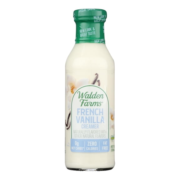 WALDEN FARMS - Sugar - Free Dairy - Free French Vanilla Coffee Creamer - 12 FO, Case of 6