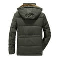 thumbnail image 3 of Men Winter Warm Thickened Plus Size Windproof Cotton Padded Coat, 3 of 6
