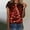 A04_Christmas Multicolor, variant on Women's Christmas Shirts Funny Christmas Tree Print Tee Shirts Crew Neck Top Short Sleeve Pullover Sweater Blouses Side Split Christmas Tops