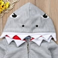 thumbnail image 5 of Youmylove Baby Boys Girls 3D Cartoon Hooded Zipper Bodysuit Child Jumpsuits Clothing Playwear, 5 of 7