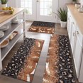 thumbnail image 2 of Leopard Print and Footballs Pattern Kitchen Rugs Sets Of 3,Kitchen Runner Rugs Non Skid Washable,Decorative Kitchen Floor Mats for Kitchen,Sink,Laundry,17"x30"+ 17"x47" + 17"x59", 2 of 6
