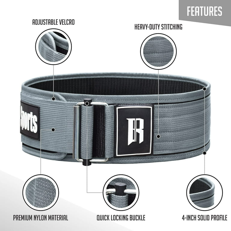 MRX Weight Lifting Belt - 4 Inches Wide 8mm Thick Padded Back Support with  Flexible Ultralight Foam Powerlifting Belts Heavy Duty Deadlifts Workout  Squats Exercise & Lifting Belt for Men & Women 