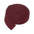 thumbnail image 3 of Uxcell 1 pieza de bandas elásticas de costura de 5 yardas, 0.98" de ancho, cordón elástico plano para manualidades, marrón rojo, 3 of 6