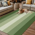 thumbnail image 2 of Fsddascl Sage Green Ombre Outdoor Rug for Patio/Deck/Porch, Non-Slip Large Area Rug 6 x 9 Ft, Sage Green Gradient Woods Farmhouse Indoor Outdoor Rugs Washable Area Rugs, Camping Rug Carpet, 2 of 5