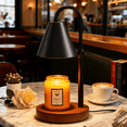 thumbnail image 7 of Adjustable Height Black Candle Warmer Lamp for Jar Candles, with Timer, Dimmer & 2 Bulbs, 7 of 7