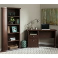 thumbnail image 3 of Yorktown Home Office Desk and Bookcase in Antique Cherry - Engineered Wood, 3 of 7