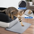 thumbnail image 3 of Roomisland Stainless Steel Cat Litter Box Extra Large, Open Top Metal Litter Pan with High Sides for Big Cats, Odor Control Anti-Leak, 3 of 7