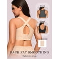 thumbnail image 3 of Sujetador inalámbrico de gelatina Bra OEAK para mujer, talla grande, cobertura total, 3 of 8