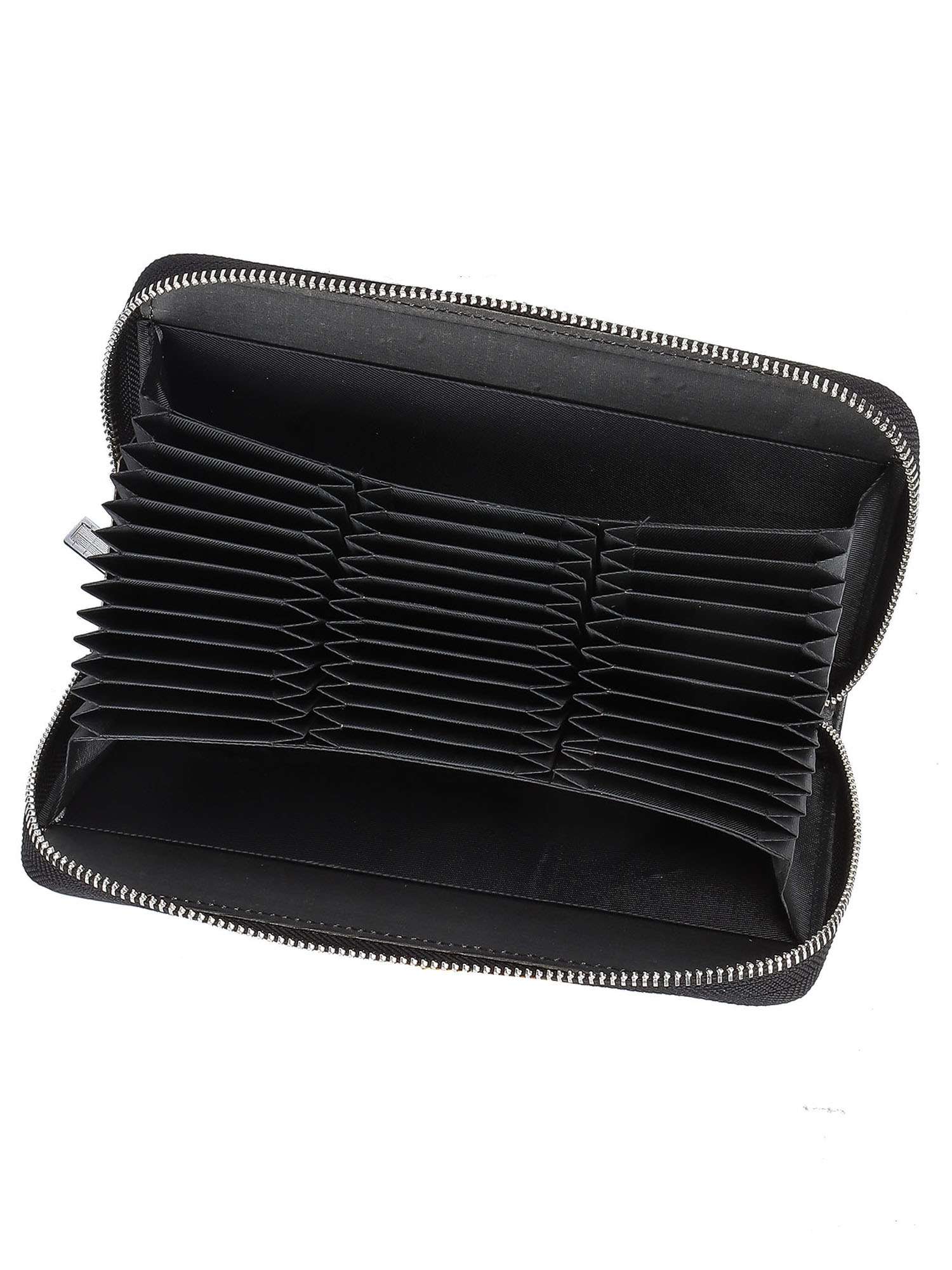 Lava 36 Slots Credit Card Holder Wallet Large Capacity Black