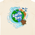 thumbnail image 4 of Inktastic Earth Day Turtle Planet with Waves and Birds Boys or Girls Toddler T-Shirt, 4 of 5