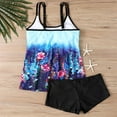 thumbnail image 6 of Aloohaidyvio womens swimwear tankini tops,Women Print Bowknot Set Two-Piece Swimsuit Swimwear Shorts, Swimsuits for Women 2 Piece, 6 of 6