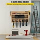 thumbnail image 2 of VEVOR Organizador de herramientas electricas, soporte para taladro de montaje en pared, 5 ranuras para colgar taladro, estación de carga de taladro, almacenamiento de taladro inalámbrico de 2 estante, 2 of 9