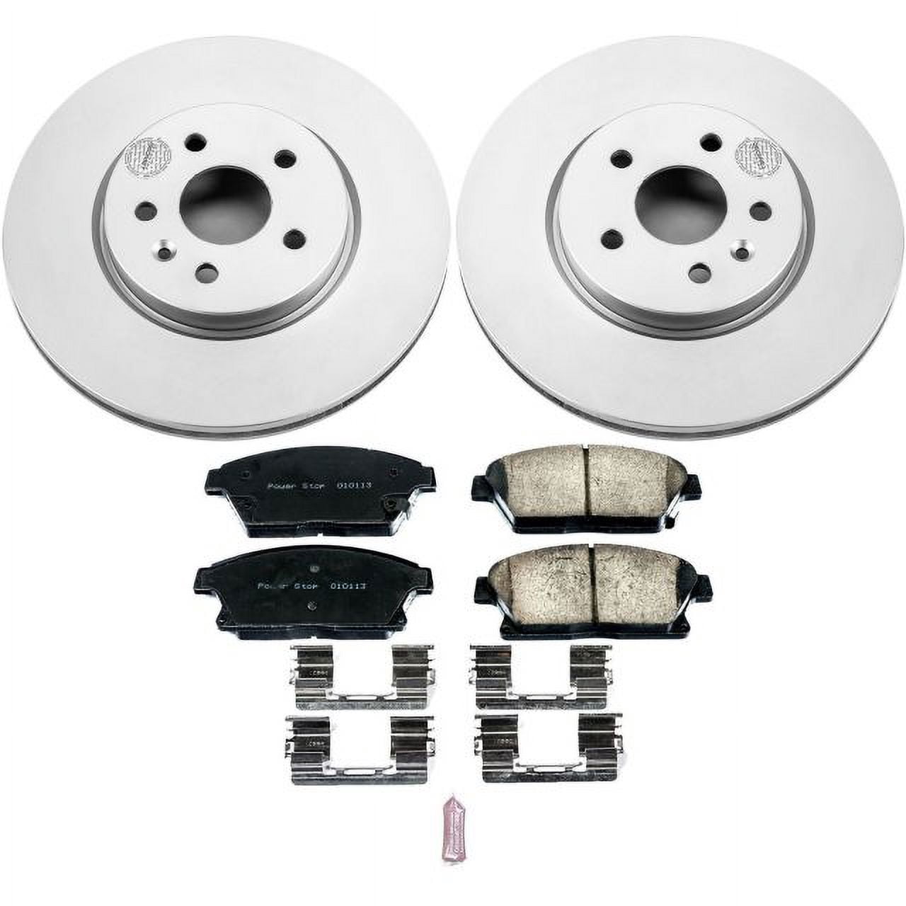 PowerStop Front Geomet Coated Brake Rotor and Pad Kit Fits: CHEVROLET Select Models CRK6996