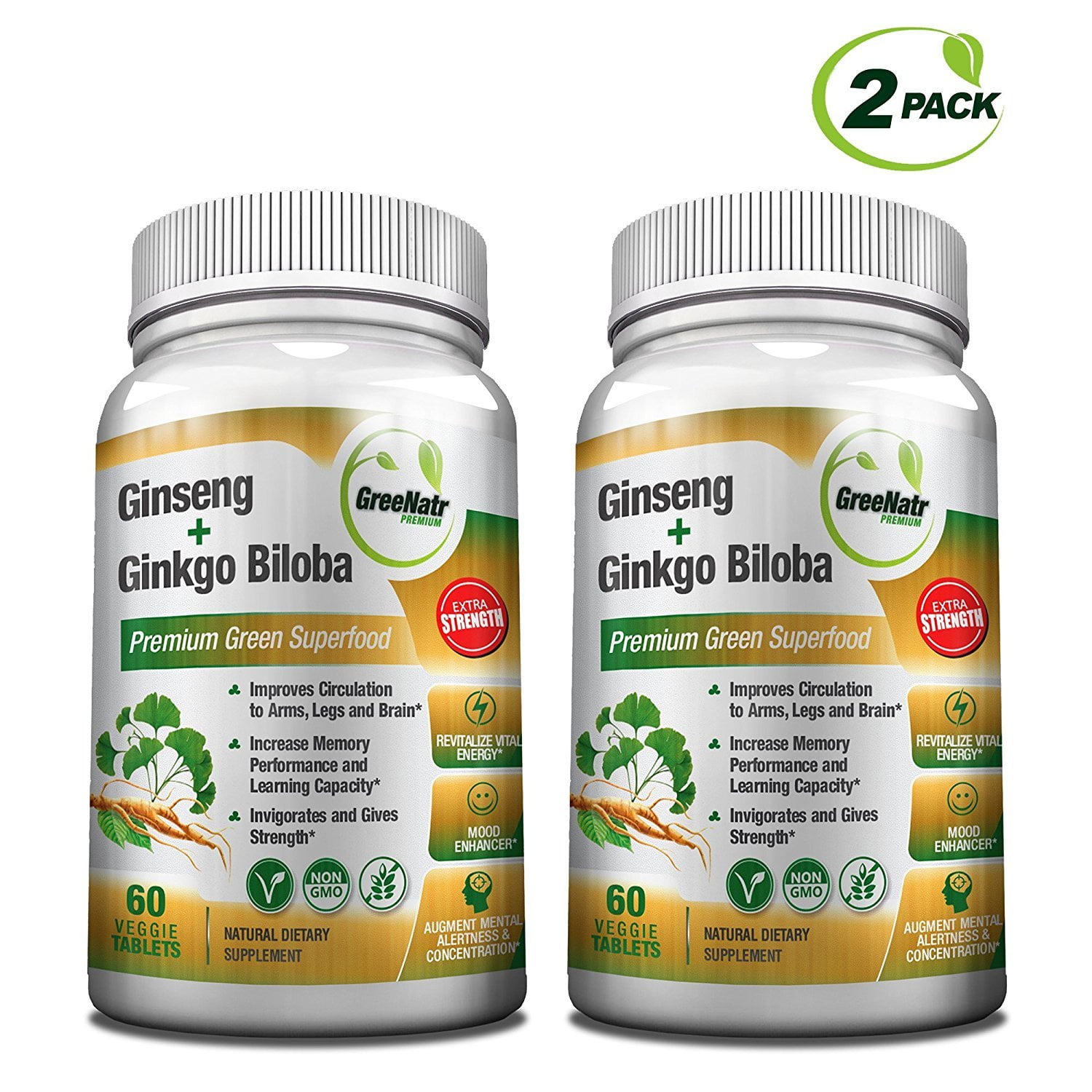 Panax Ginseng + Ginkgo Biloba