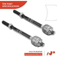 thumbnail image 5 of A-Premium 2Pcs Front Inner Tie Rod End Compatible with Ford Fusion 2013-2020, Edge 2015-2021, GT 2017-2018 & Lincoln MKZ 2013-2020, MKX 2016-2018, Continental 2017-2020, 5 of 8