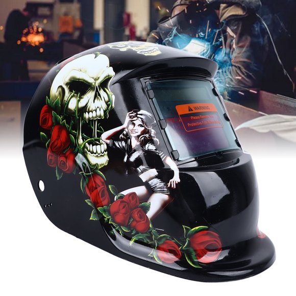 Front Welding Hood, Practical Auto Darkening Welding Helmet Wide Shade Range for TIG Arc Welding