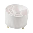 thumbnail image 2 of Makeup Brush Holder, Storage Box ,Pen Holder Makeup Brush Storage Bucket ,360 degree Rotating for Brush Vanity Bathroom Office ,Dresser White, 2 of 9