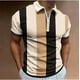 thumbnail image 2 of Tops de Algodón para las Mujeres con Cremallera de Manga Corta con Solapa Impresa Camiseta Suelta, Ligera Blusa de Cuello Redondo de Algodón de Imitación para el Hogar Y el Uso Diario, 2 of 4