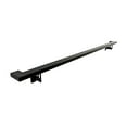 thumbnail image 6 of Modern Aluminum Handrail Grab Bar Kit, Adjustable Steel Brackets Included, Returns to Wall, 4 Foot Handrail, Black, 6 of 10