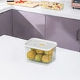 thumbnail image 4 of Food Grade Freezer Storage Container with Lid, Sealed Refrigerator Organizer Box, 780ml Capacity, BPA-Free Plastic, Stackable, 4 of 6
