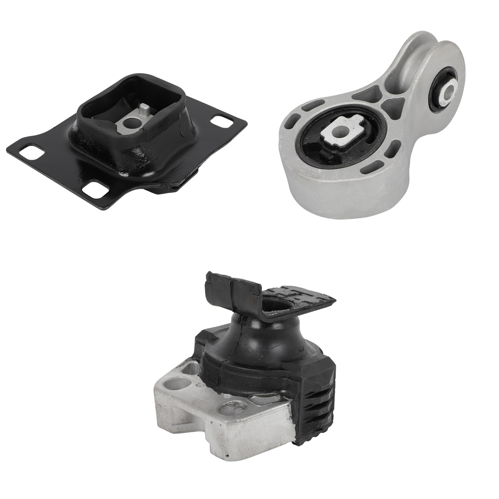 ECCPP Engine Motor Mount and Transmission Mount and Torque Strut Mount Set Fit For Ford Focus 2008 2009 2010 2011 L4 2.0L A2986 A5322 A5312