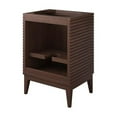 thumbnail image 5 of Modway Ledger 24" 2-Door Wood Bathroom Vanity Cabinet in Walnut, 5 of 10