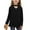 Black, variant on XBASW 4-13T Girls Solid Color T-Shirt Basic Long Sleeve Tees Spring Fall Crewneck Pullover Tops for Kids Toddler Teen