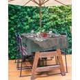 thumbnail image 3 of Fsddascl Farmhouse Door Outdoor Tablecloth - 54x80 Inch Rectangle Dining Table Cover, Vintage Abstract Country Wooden Door Waterproof Outdoor Table Cloth with Umbrella Hole & Zipper for Picnic/Patio, 3 of 7